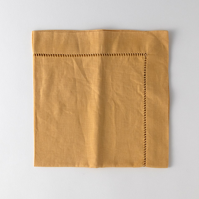 POTTERY BARN ナプキン リネン イエロー