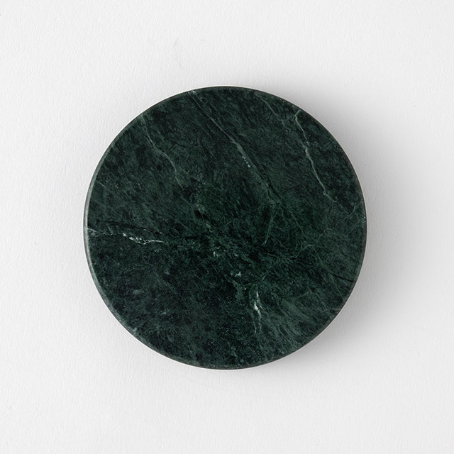 マーブルサークルコースター グリーンマーブル