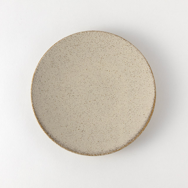 SANDY ベージュマット デザートプレート 21cm