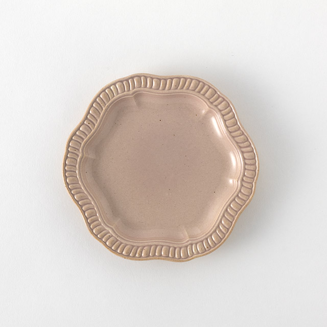 バスティオーネ　プレート15cm　ベージュピンク