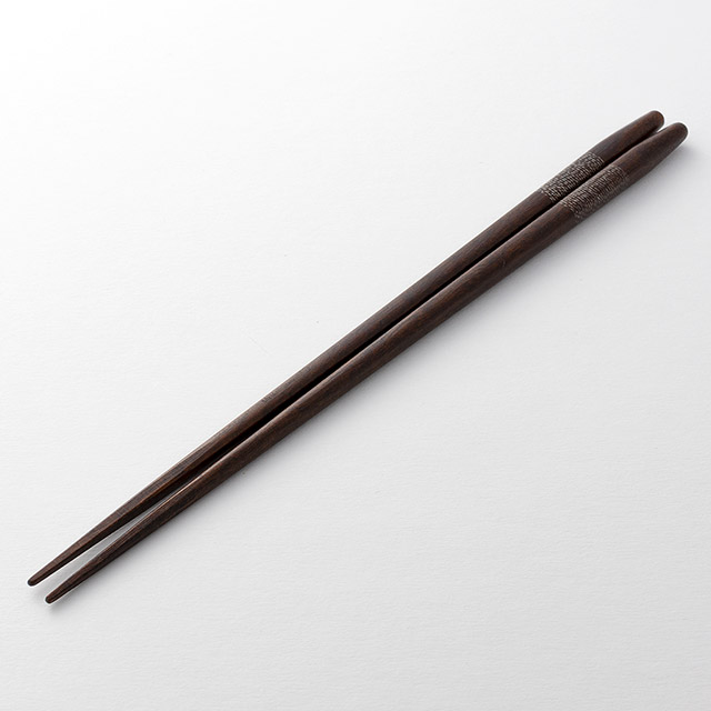 箸 艶消(未生)茶 糸巻