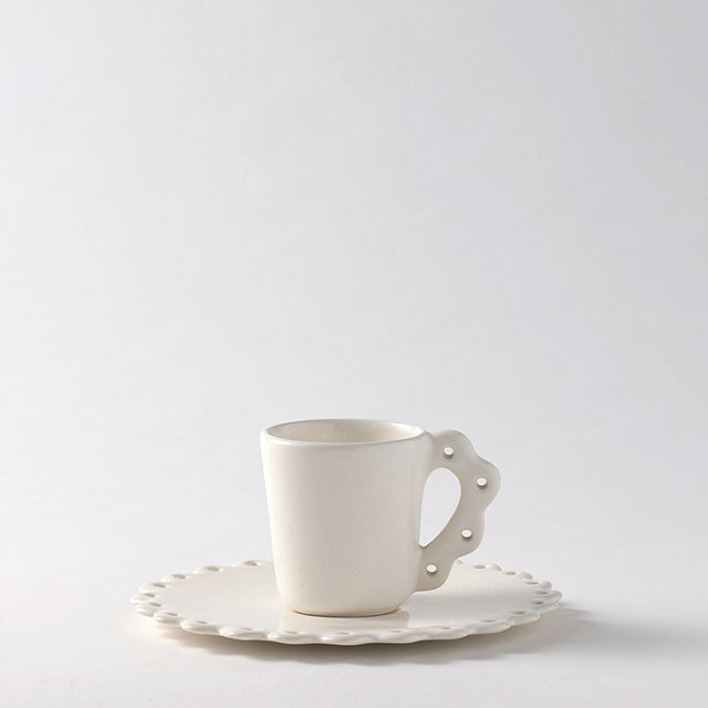 ウーフロジーヌ デミタスC/S 白