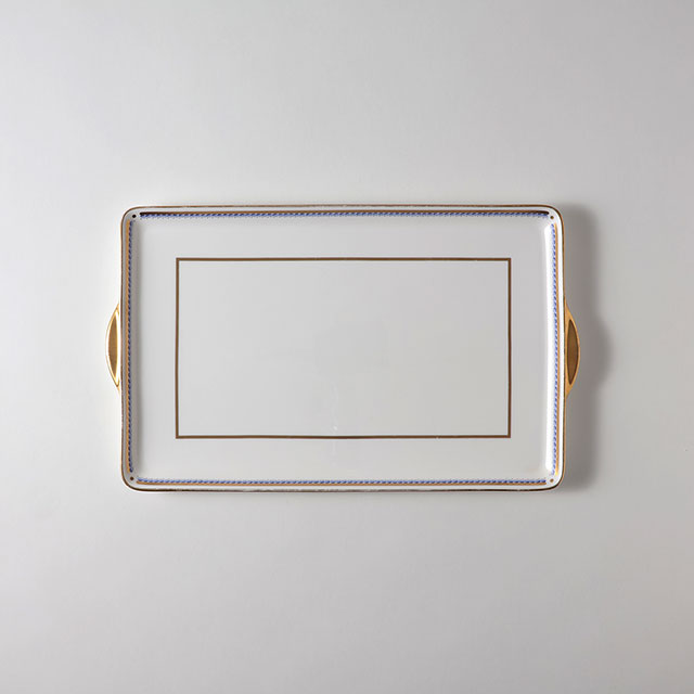 パープルポイント　サンドイッチ皿