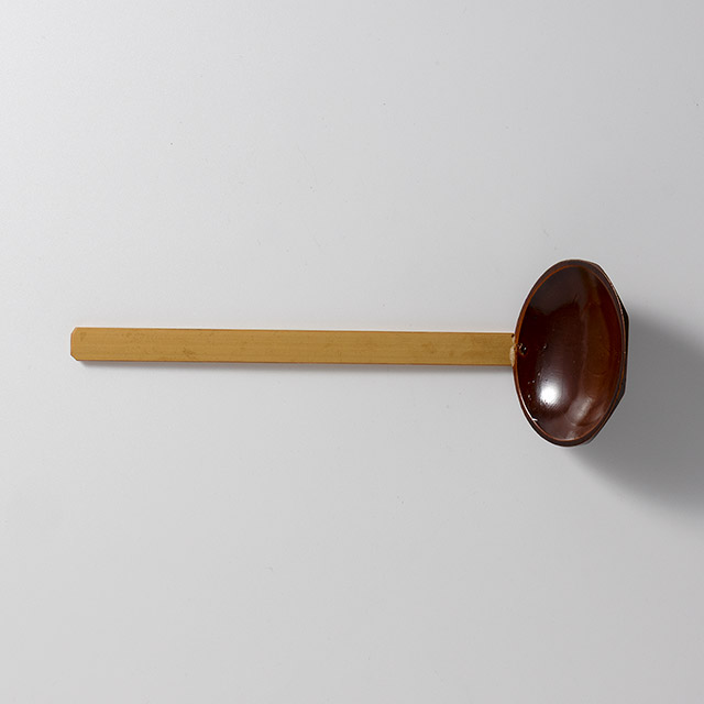 木製スープスプーン(小)茶