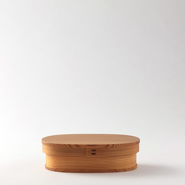 曲げ輪　弁当箱小判型　一段