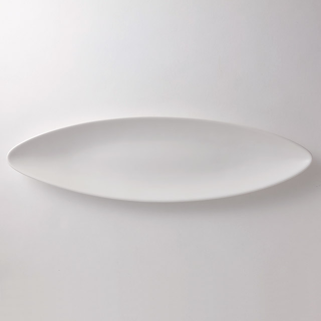 LT オーバル皿(白)65×15.5