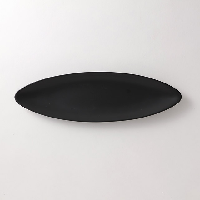 LT オーバル皿(黒)36×11
