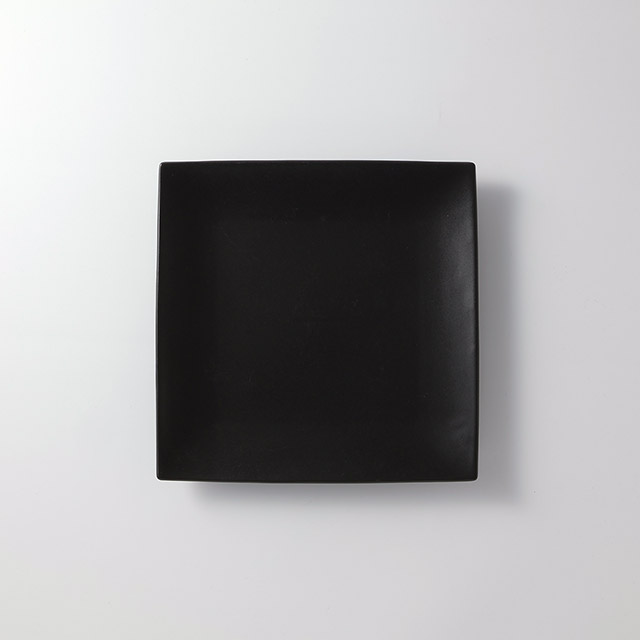 正方形皿（黒）JA　24×24