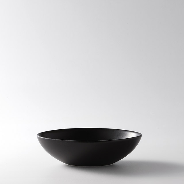 LT オーバル皿(黒)17×12
