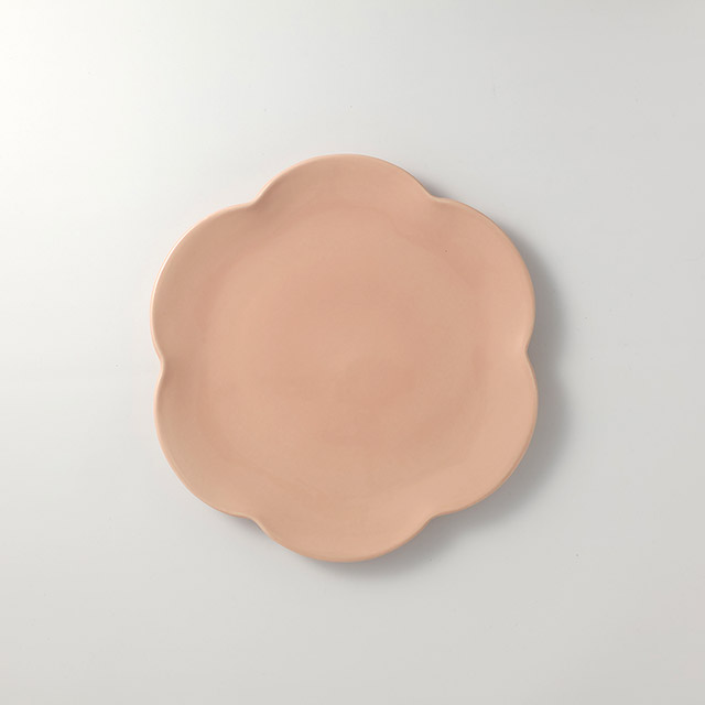 花型プレート 大 Bar ピンク