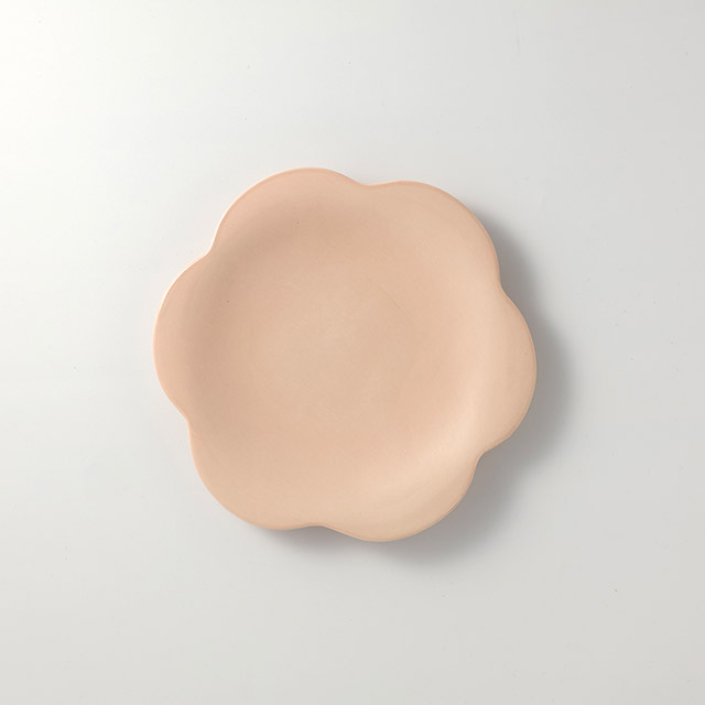 花型プレート　中　Bar　ピンク