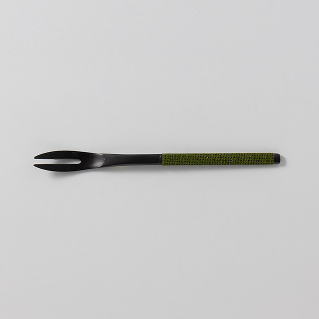 デザートフォーク(緑)JA