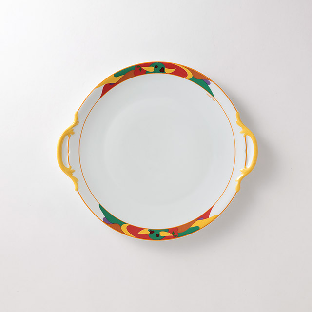 フォション 丸27cm両手付皿