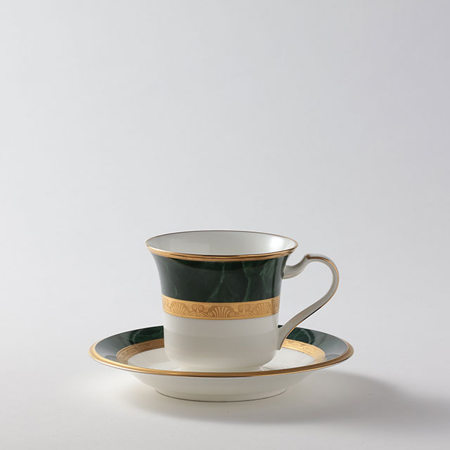 ノリタケ C/S 金/緑