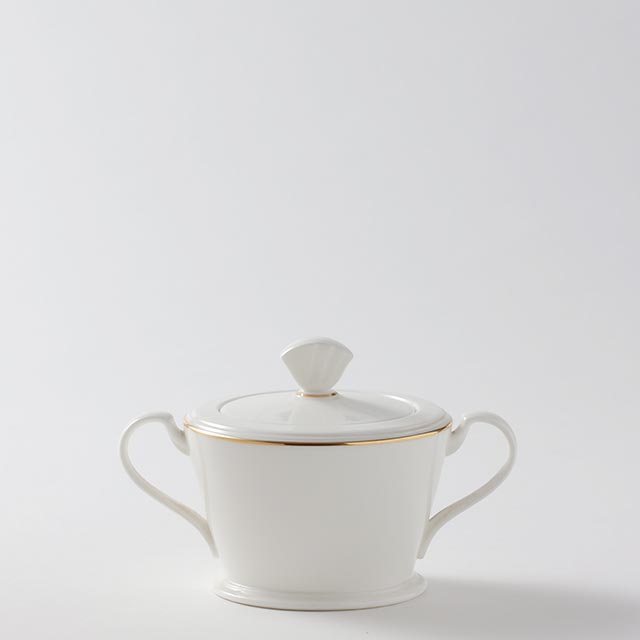 ノリタケ　白ＰＲ　シュガーポット