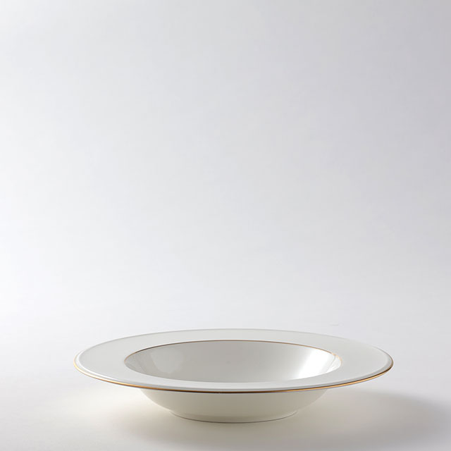 ノリタケ 白PR スーププレート