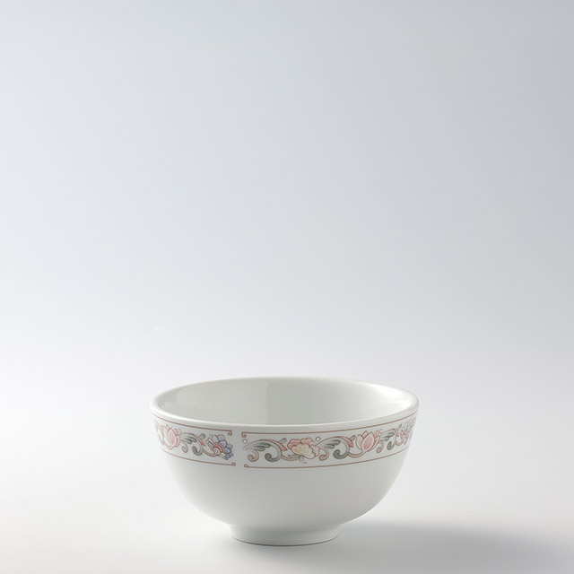 中華　富貴長春　飯碗