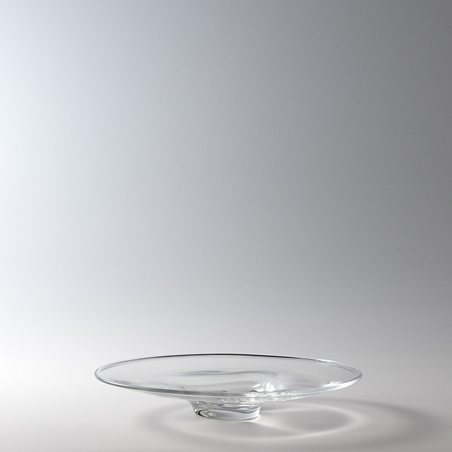 ガラス大皿　井上美樹