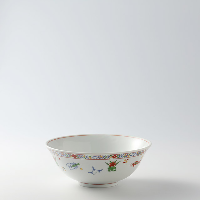 魚藻文　ラーメン鉢