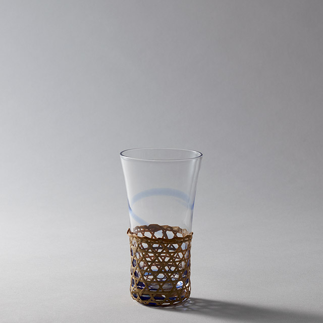 一口ビールグラス 涼 竹付き