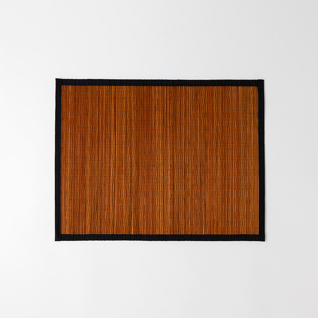 ランチョンマット 朱/黒(セレヌ)