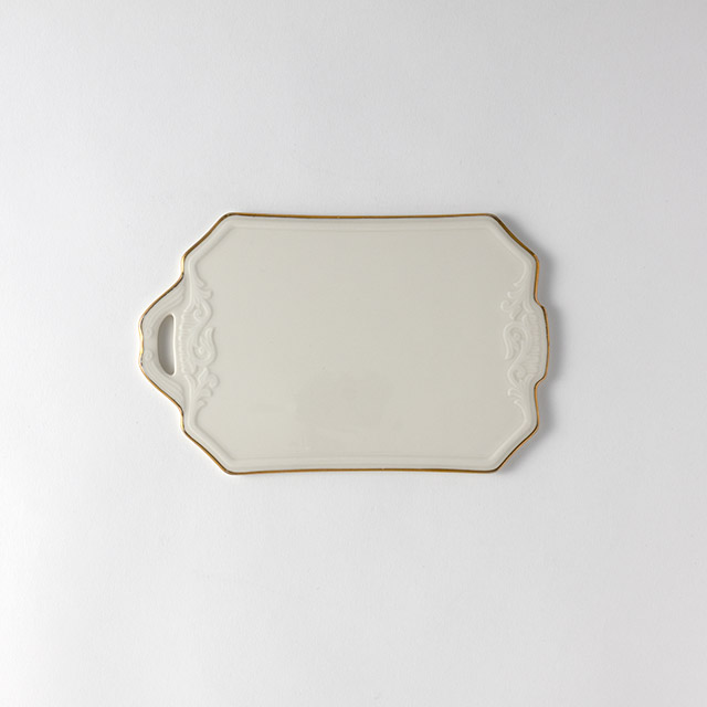 陶　チーズボード　白