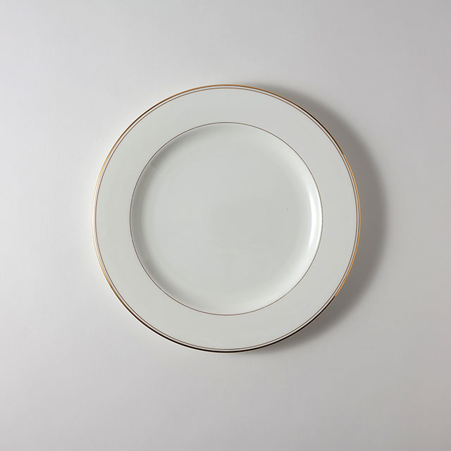 ノリタケ　27cm皿フチＧダブルライン