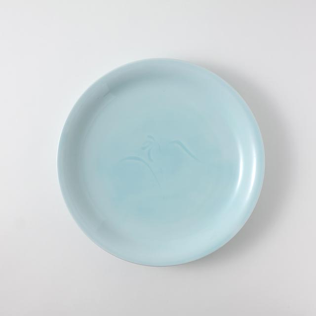 春菊丸皿 27cm薄ブル-