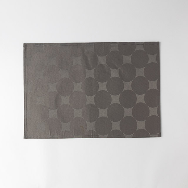 ランチョンマット グレー Scene 水玉