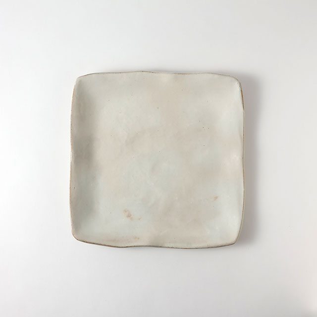 白無地皿　正方形27c