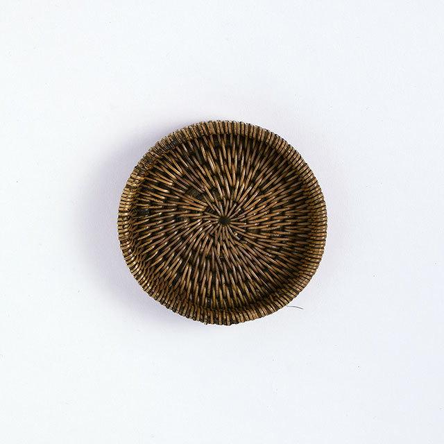 コースター　茶ケタ丸型