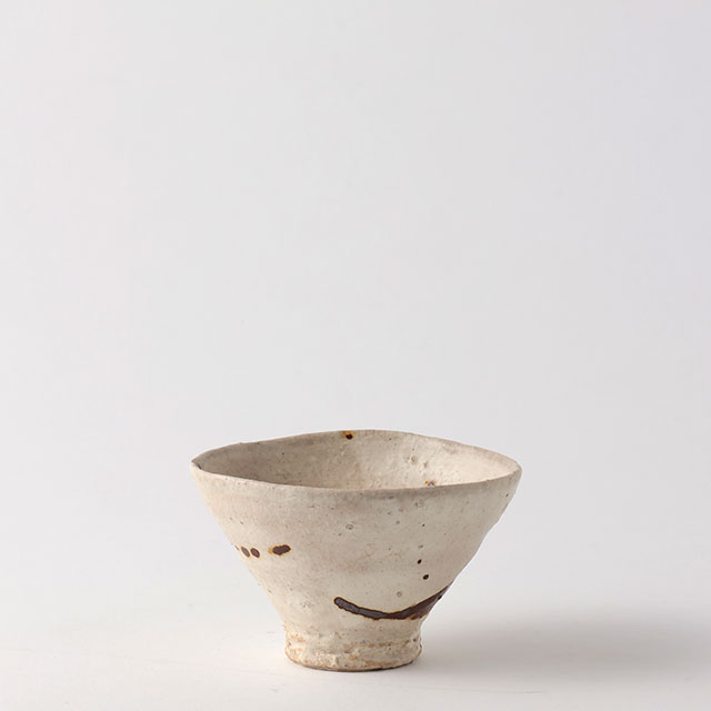 白流 ベージュ・茶 湯呑