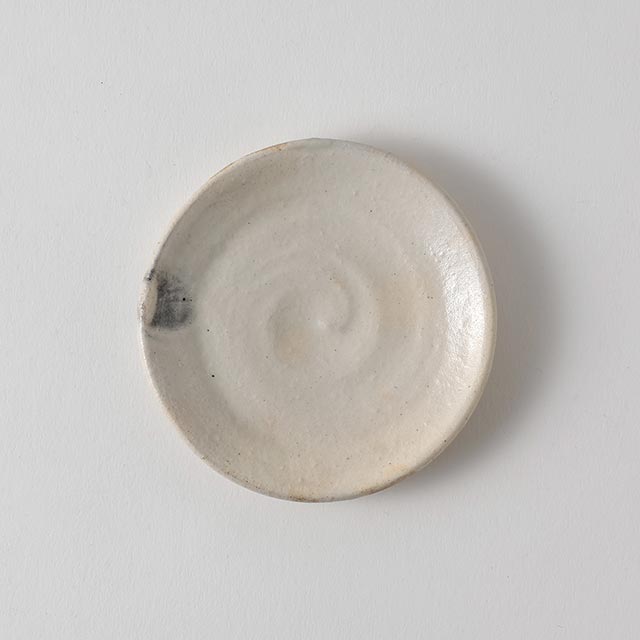 ミニ小皿9cmベージュ／グレー(A)