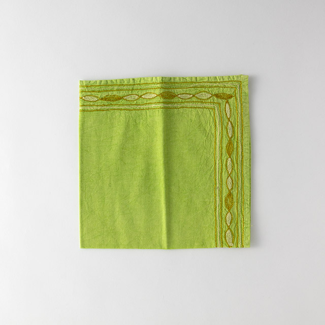 Famille ナプキン 21×21 Gr/金線