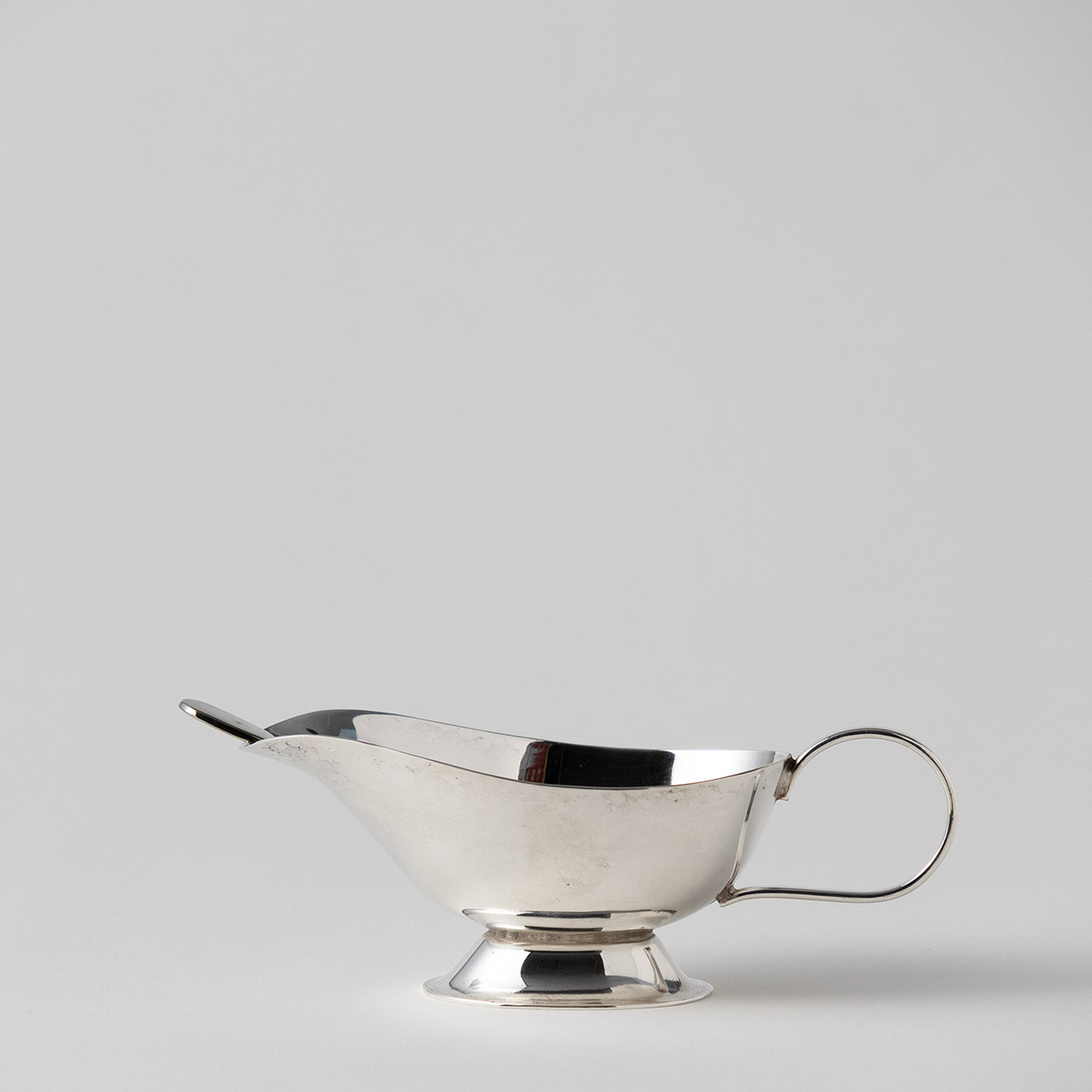 シルバーソース入れ スプーン付き　Fr-m