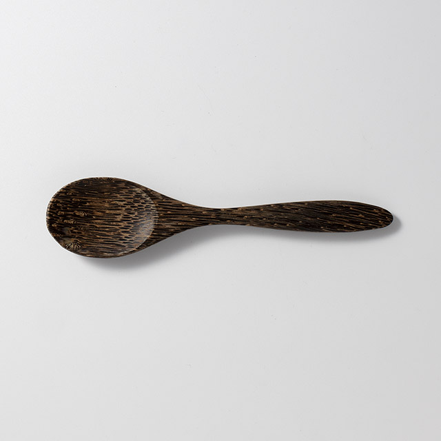 ココナツスプーン　中　茶