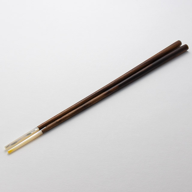 箸（茶）先端シェル