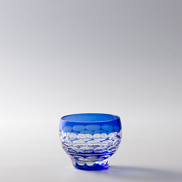 切子　盃　石目太　Low