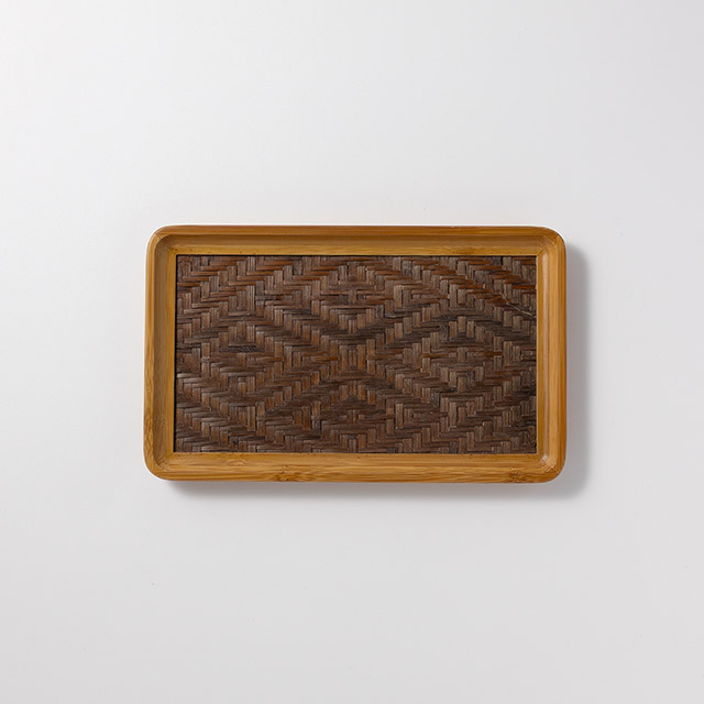 和　長角竹目トレー　小