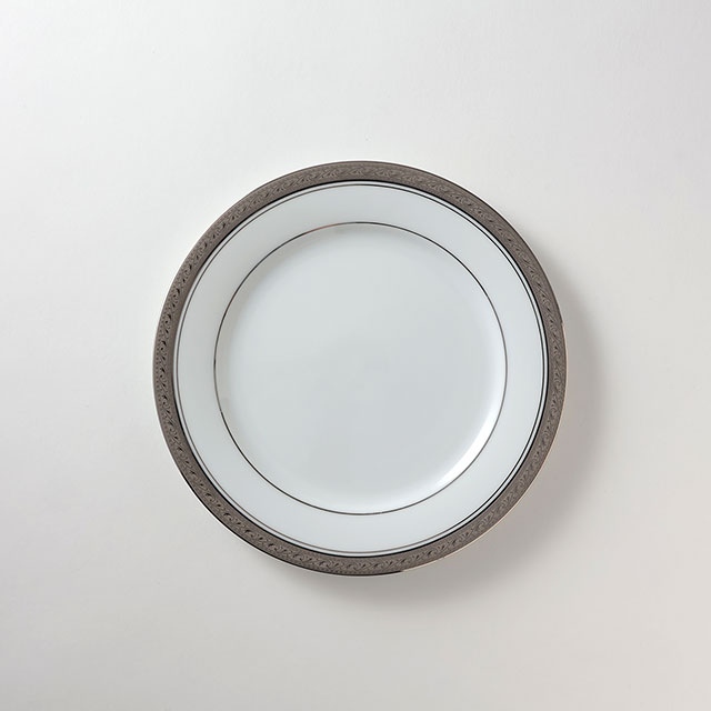 ノリタケ　21cmプレート　Legend　シルバー