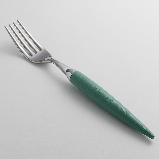 木製フォーク　ペパーミントグリーン