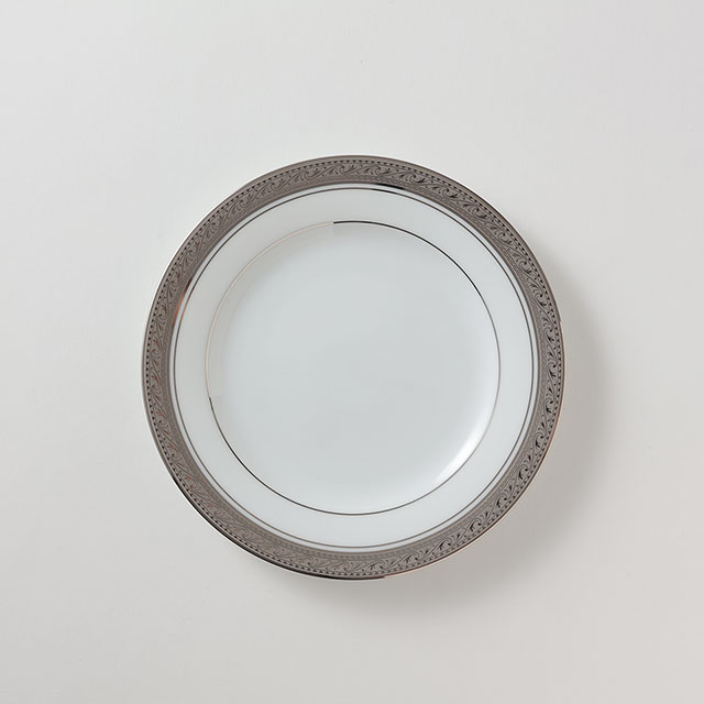 ノリタケ パン皿 Legend シルバー