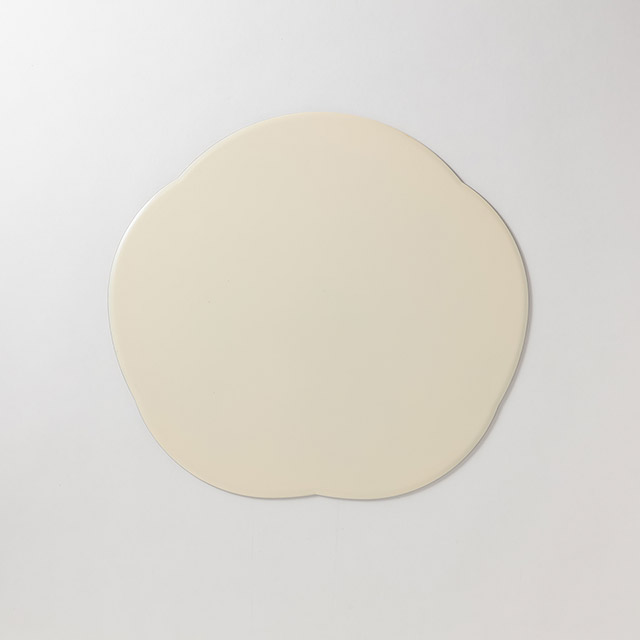 シート　塗り　花型白　丸