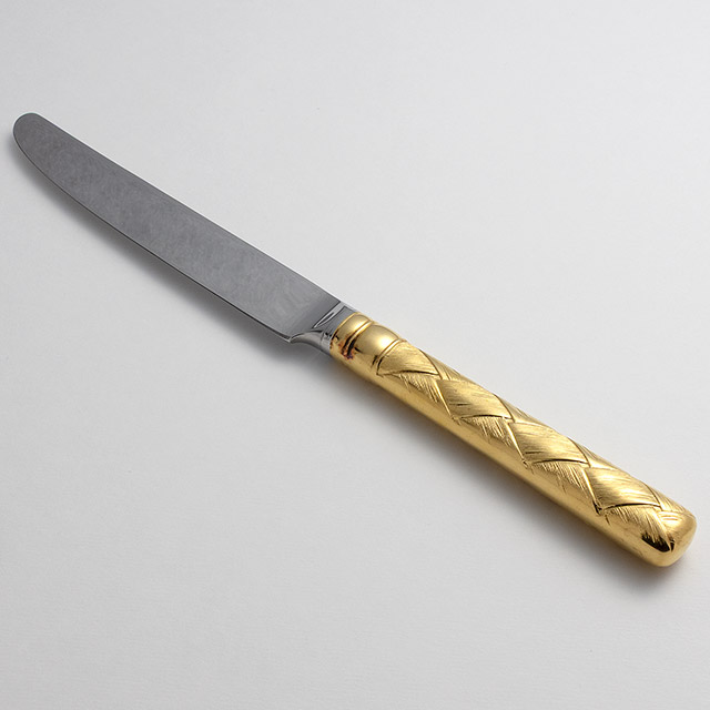トロイカ 金 ディナーナイフ
