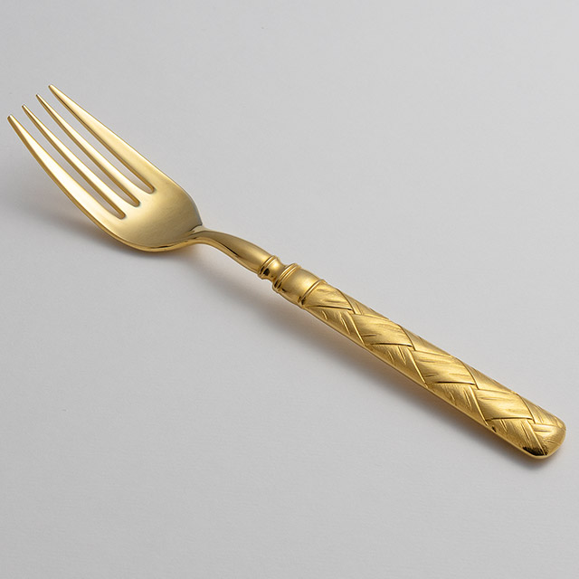 トロイカ　金　デザートフォーク