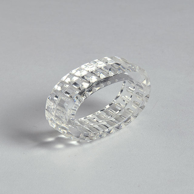 ナプキンリング　クリスタル