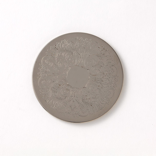 シルバー　デココースター