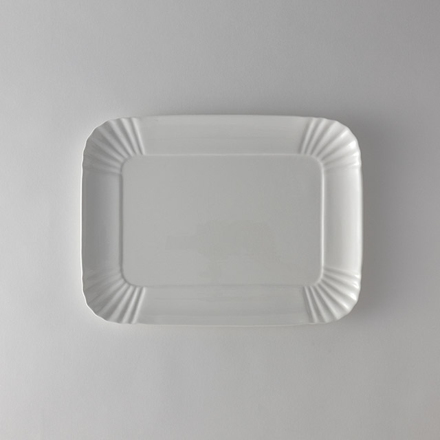 prc 白長角プレート 大皿