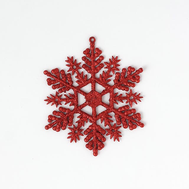 結晶 オーナメント(赤)4枚組