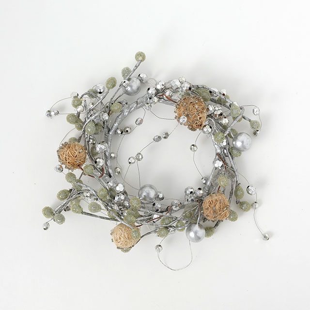 リース　シルバー　銀ボール